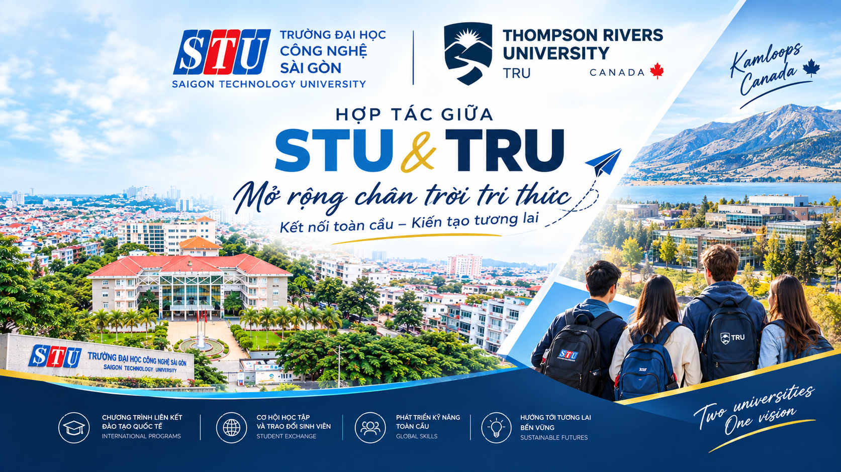 STU và Thompson Rivers University (TRU) thúc đẩy hợp tác đào tạo quốc tế, mở rộng cơ hội học tập cho sinh viên Việt Nam – Canada